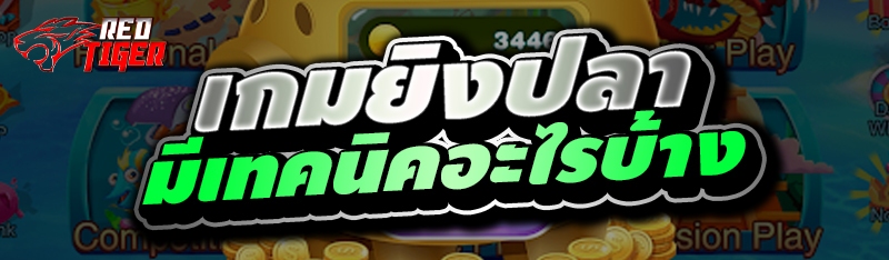 เกมยิงปลา มีเทคนิคอะไรบ้าง ?
