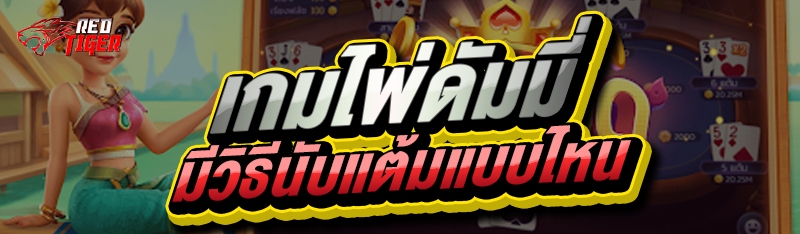 เกมไพ่ดัมมี่ มีวิธีนับแต้มแบบไหน
